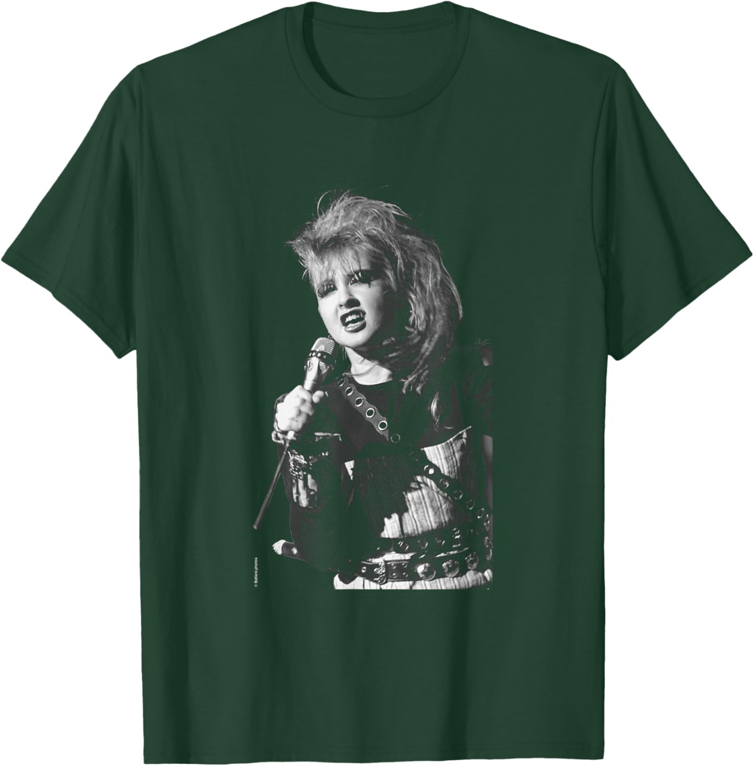 Pop Singer Cyndi Lauper Live by Allan Ballard T-Shirt - T-Shirt | Forest