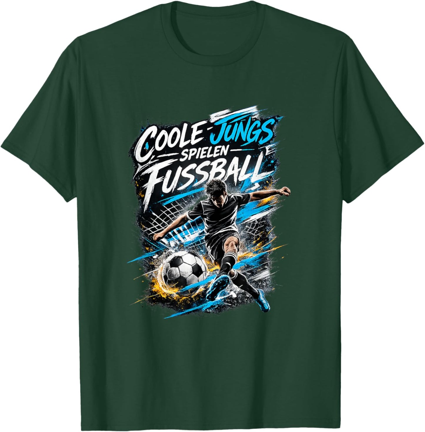 Fußball Kinder Junge Fußballer Geburtstag Geschenk T-Shirt - T-Shirt | Forest