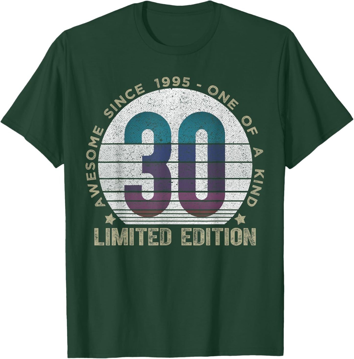 30 Year Old Gifts Vintage 1995 Limited Edition 30th Birthday T-Shirt - T-Shirt | Forest