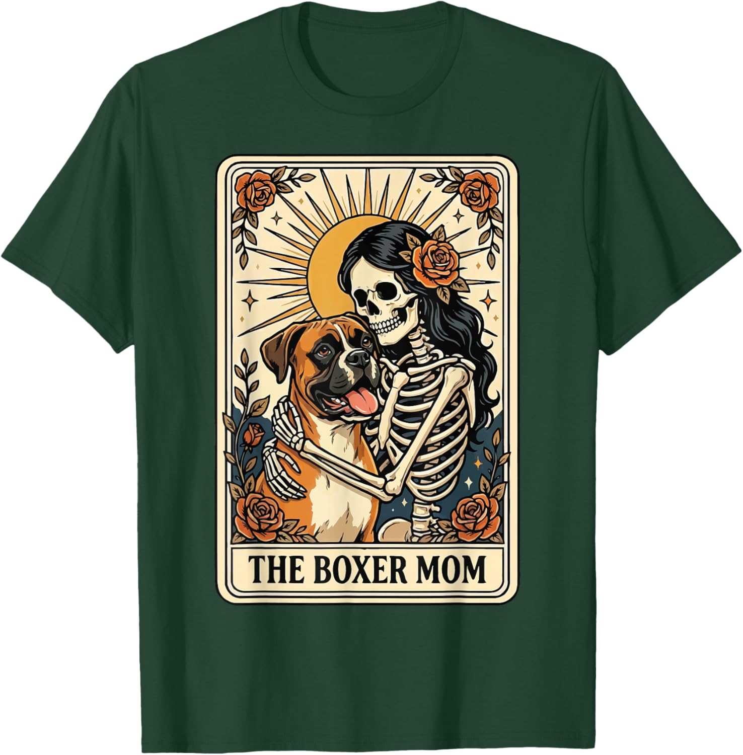 The Boxer Mom Tarot Card T-Shirt - T-Shirt | Forest