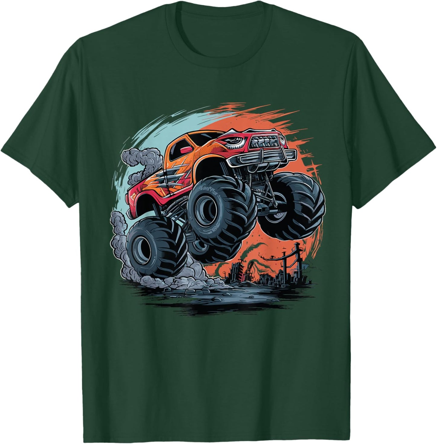 Monster Truck for toddlers Youth & Adults T-Shirt - T-Shirt | Forest