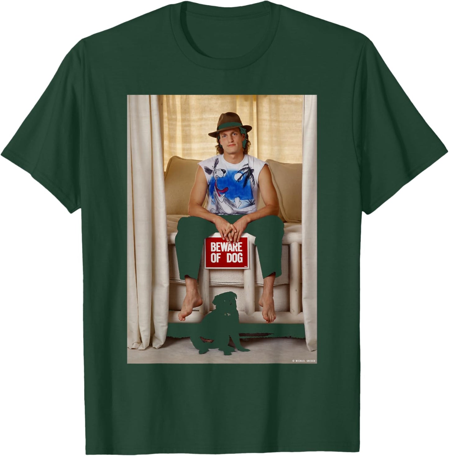 Woody Harrelson Natural Born Killers Cheers Michael Grecco T-Shirt - T-Shirt | Forest