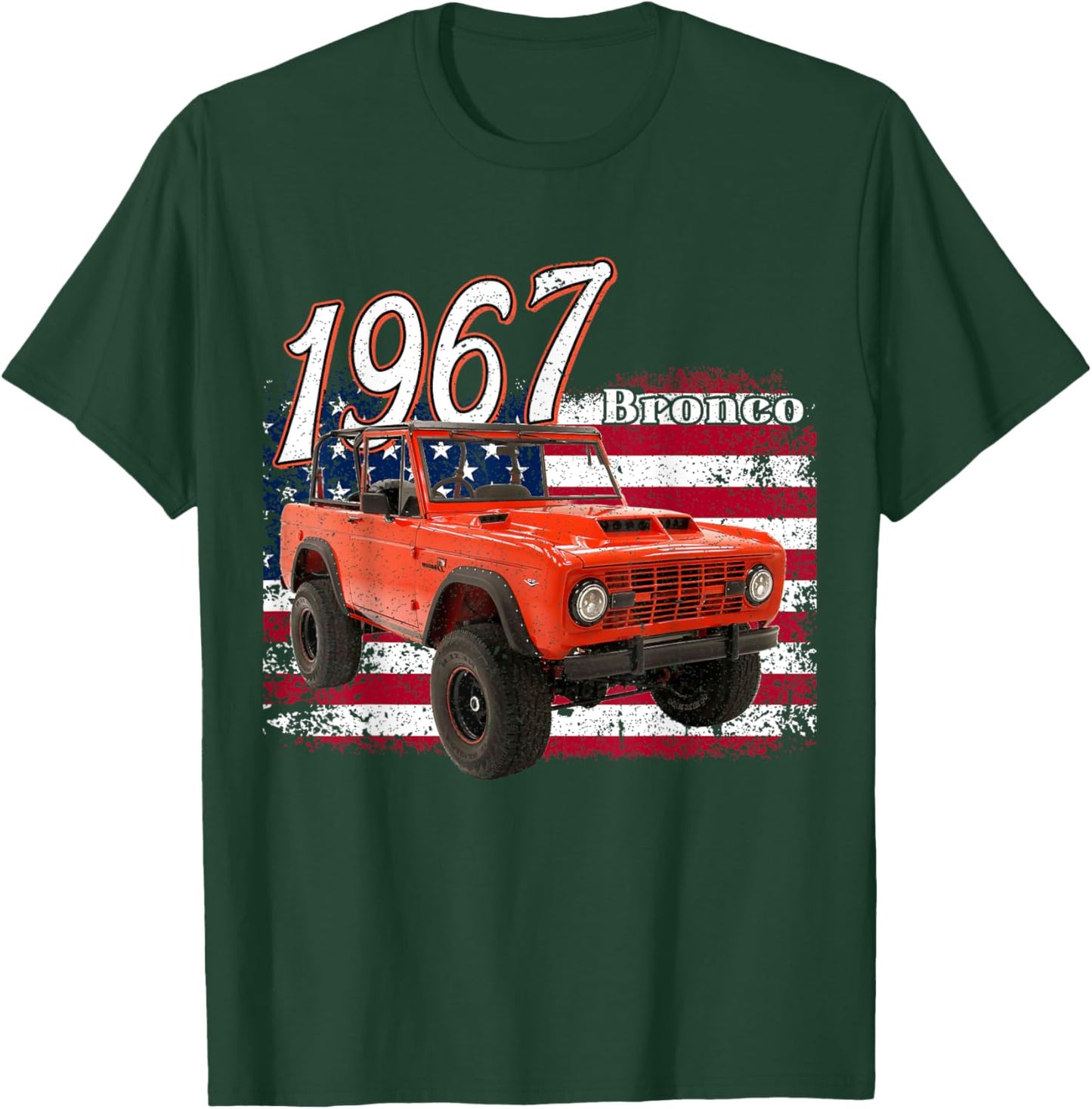 1967 67 Bronco SUV Car T-Shirt - T-Shirt | Forest