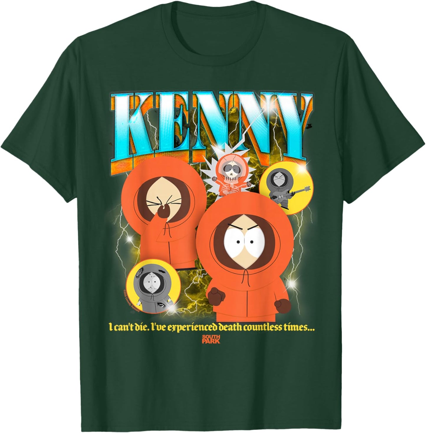 South Park Kenny I Can't Die Ive Experienced Death Countless T-Shirt - T-Shirt | Forest
