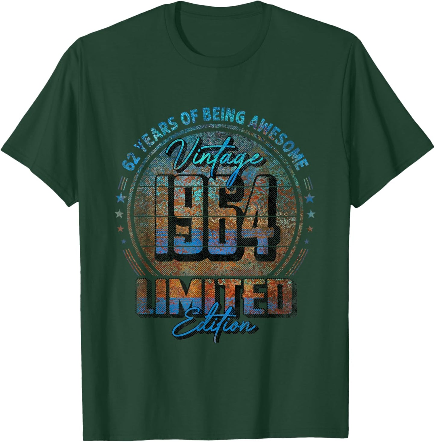 Vintage 1964 Limited Edition Shirt 62 Year Old 62nd Birthday T-Shirt - T-Shirt | Forest