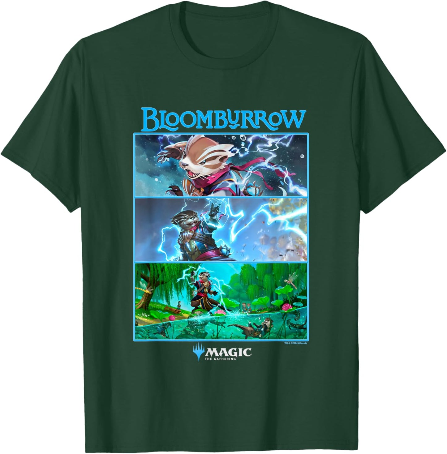 Magic: The Gathering Bloomburrow Panels T-Shirt - T-Shirt | Forest