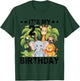 Kids It's My 2nd Birthday Zoo Safari Jungle Animals Theme Funny T-Shirt - T-Shirt | Forest