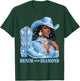 Denim and Diamonds Western Cowgirl Country Rodeo T-Shirt - T-Shirt | Forest