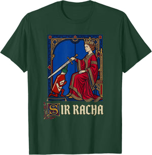Sir Racha Mittelalterliches Knighting Funny Hot Sauce Pun Sriracha T-Shirt - T-Shirt | Forest