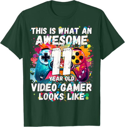 It's My 11th Birthday Boy Spiel auf Videospiel 11. Geburtstag T-Shirt - T-Shirt | Forest