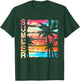 Palm Tree Retro Sunset Summer Beach Vintage Tropical Graphic T-Shirt - T-Shirt | Forest