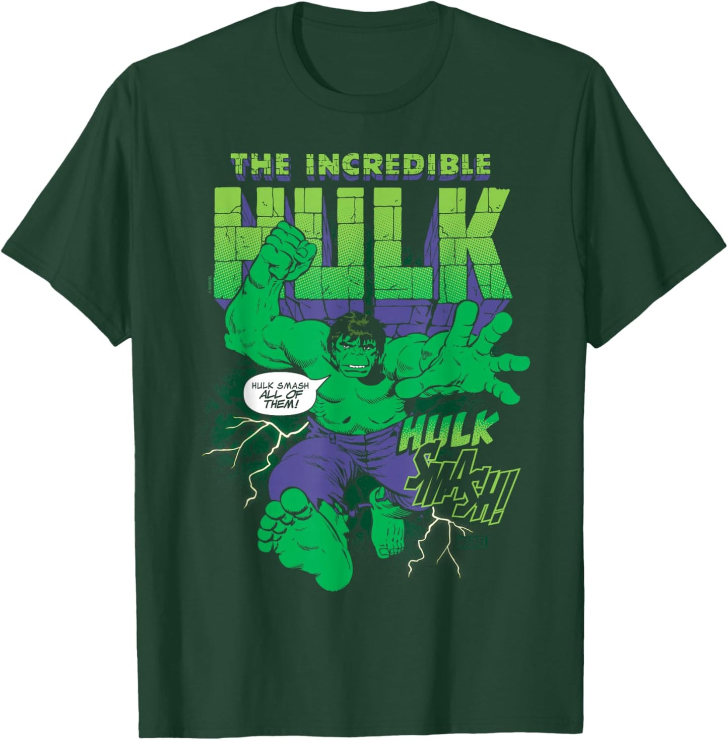 The Incredible Hulk - Hulk Wrestling - Smash All of Them T-Shirt - T-Shirt | Forest