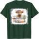 Baby Highland Cow In Bathtub Floral Flowers Women Girls T-Shirt - T-Shirt | Forest