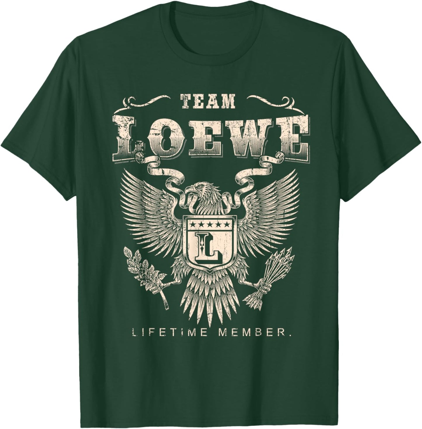 Team Loewe Lifetime Member - Loewe Name T-Shirt - T-Shirt | Forest