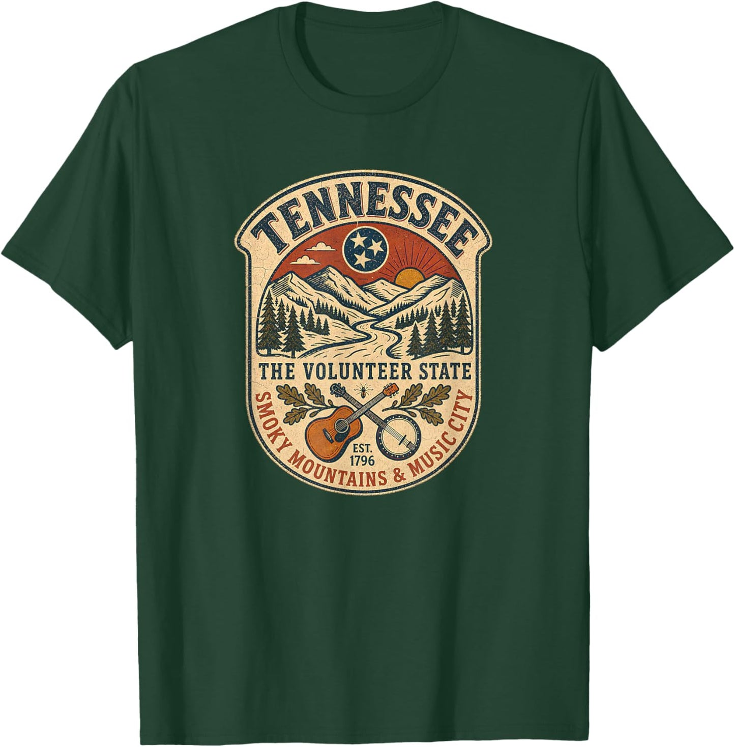 Vintage Tennessee T-Shirt - T-Shirt | Forest