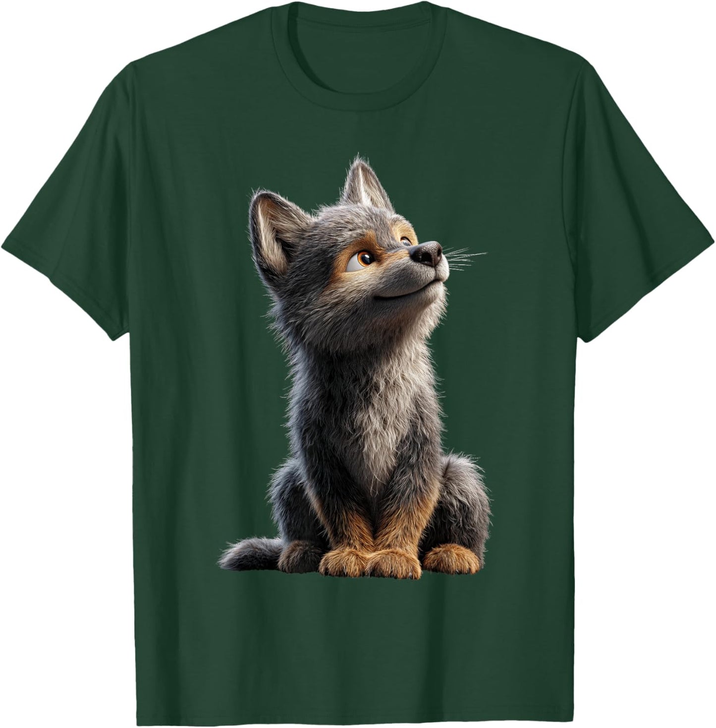 Wolf Motif I Love Wolves Wolf Pack Wild Grey Wulf Dog Wolf T-Shirt - T-Shirt | Forest