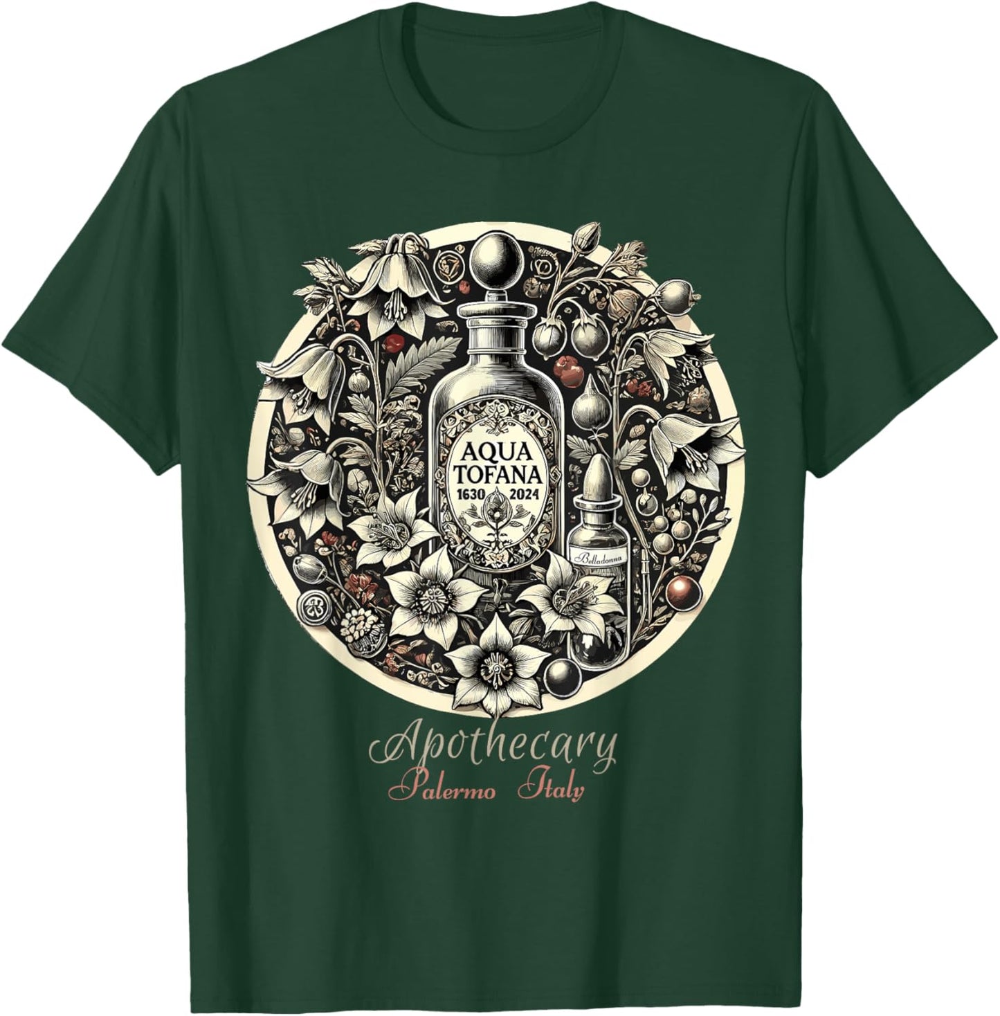Aqua Tofana Costume Men Aqua Tofana T-Shirt - T-Shirt | Forest