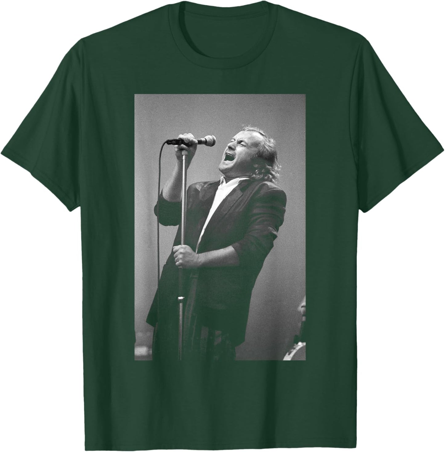 Genesis Phil Collins Singing Invisible Touch World Tour T-Shirt - T-Shirt | Forest