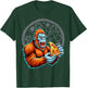 Bigfoot Eating Pizza Cute Sasquatch Funny T-Shirt - T-Shirt | Forest