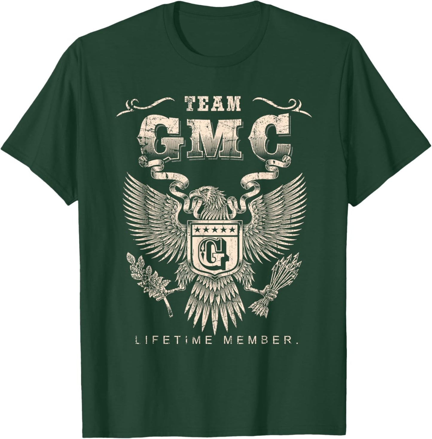 Team Gmc Lifetime Member - Gmc Name T-Shirt - T-Shirt | Forest