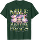 Man I Love Frogs Milf Funny Frog Lover Aesthetic Design T-Shirt - T-Shirt | Forest
