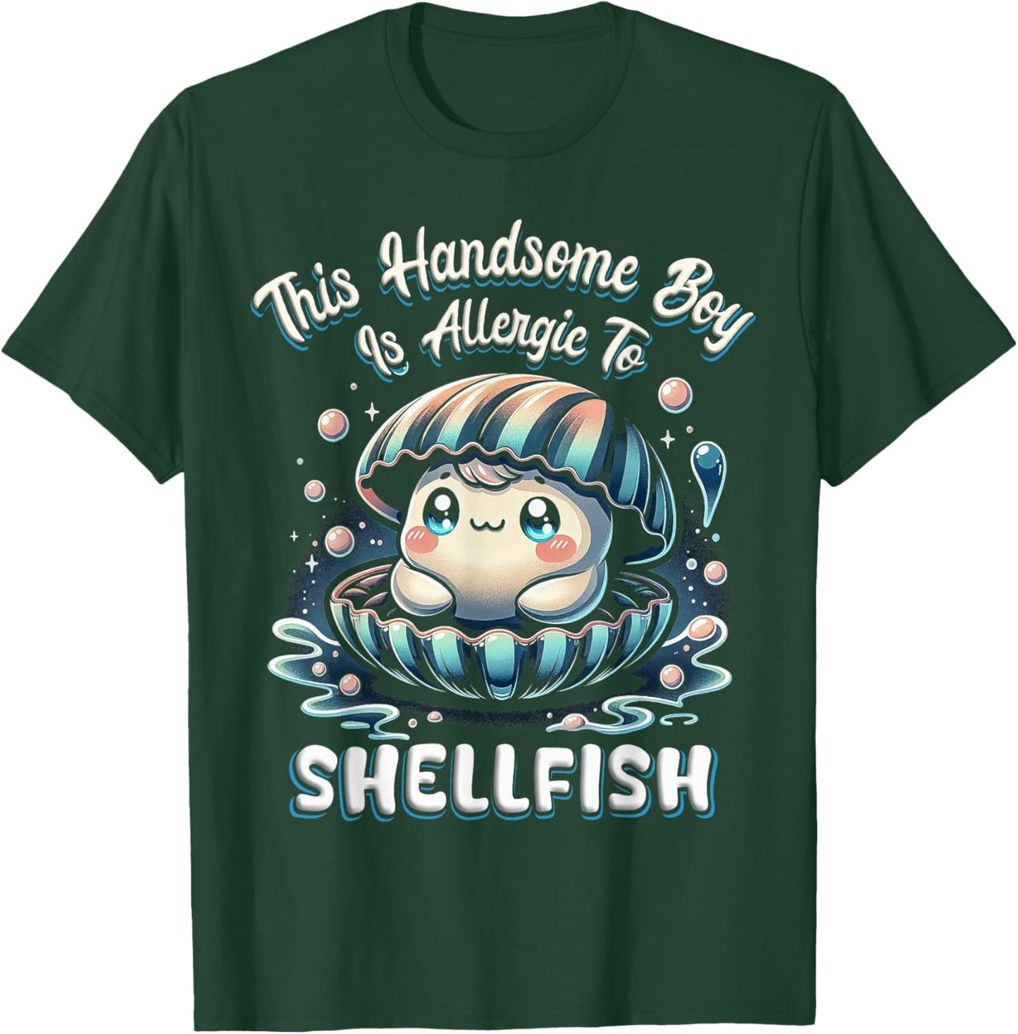 Seafood Allergic To Shellfish T-Shirt - T-Shirt | Forest