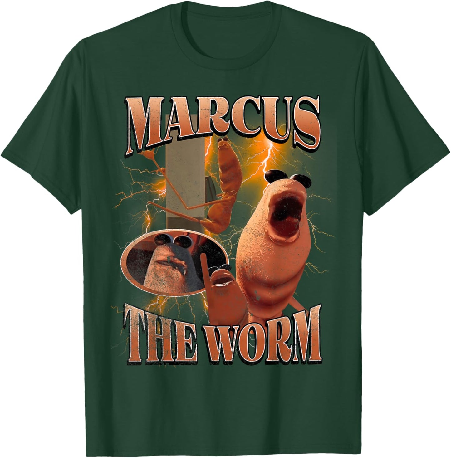 Marcus The Worm T-Shirt - T-Shirt | Forest