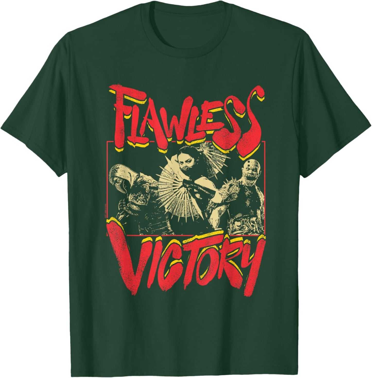 Flawless Victory Group Pose Video Game Movie T-Shirt - T-Shirt | Forest