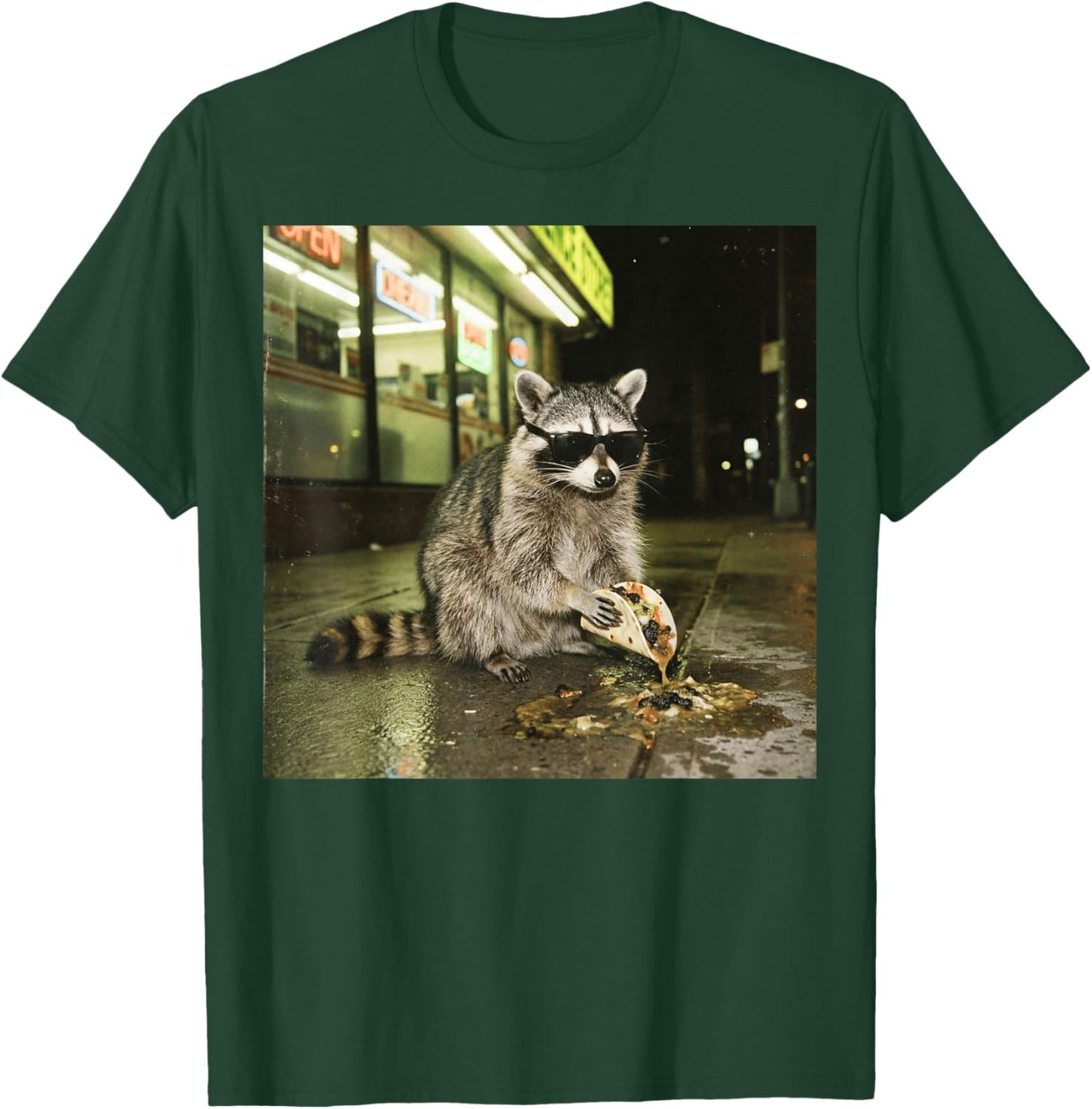 Raccoon Taco Meme T-Shirt - T-Shirt | Forest
