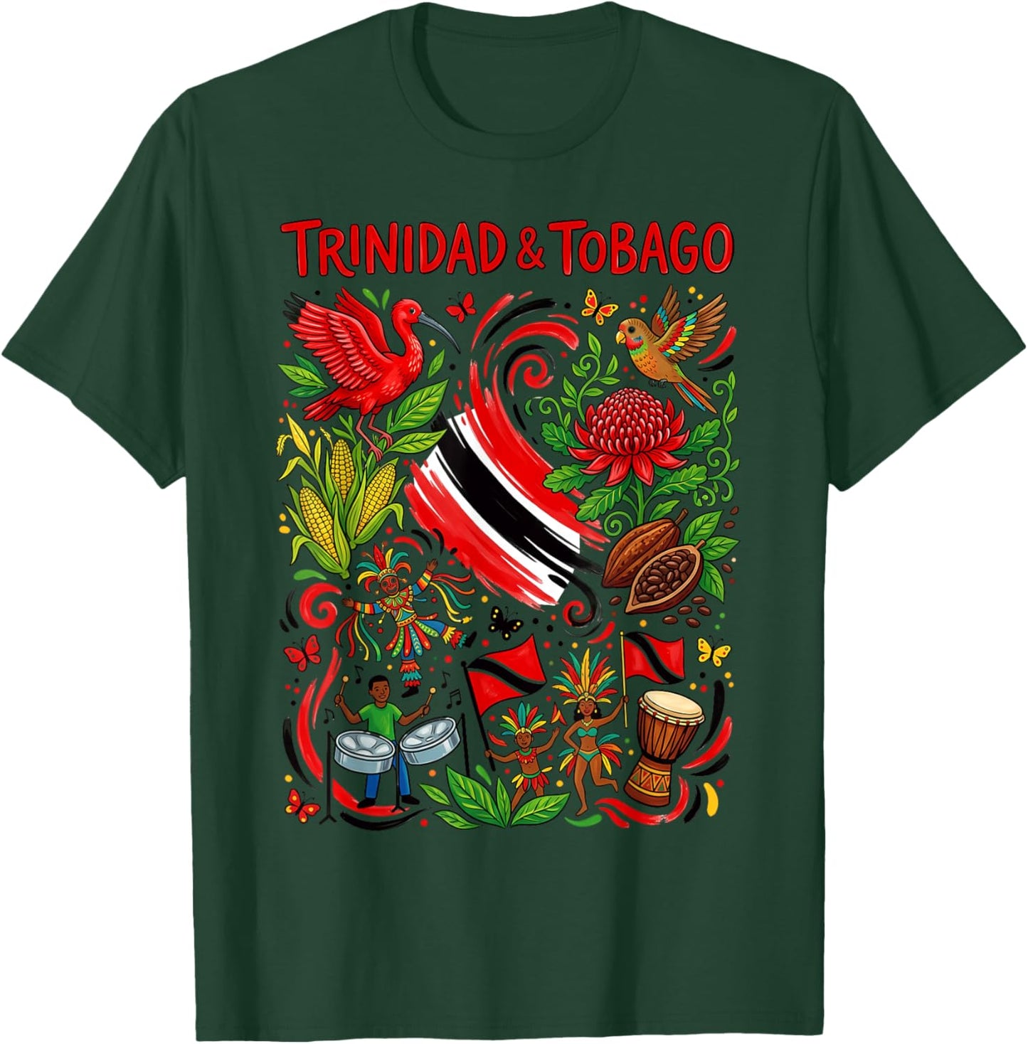 Trinidad und Tobago T-Shirt - T-Shirt | Forest