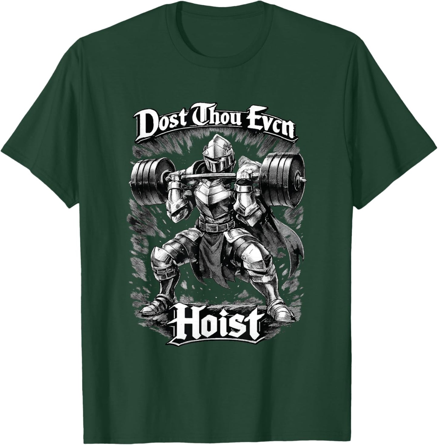 Anime Gym Art Dost Thou Even Hoist Manga Knight T-Shirt - T-Shirt | Forest