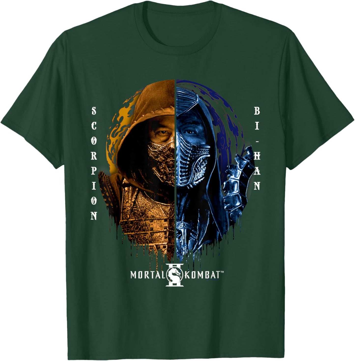 Mortal Kombat 2 Scorpion Bi-Han Mortal Enemies T-Shirt - T-Shirt | Forest