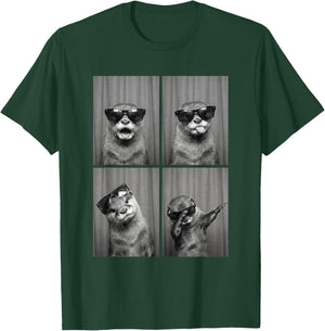 Otter PhotoBooth Sonnenbrille Lustiger Dab Otter-Liebhaber T-Shirt - T-Shirt | Forest