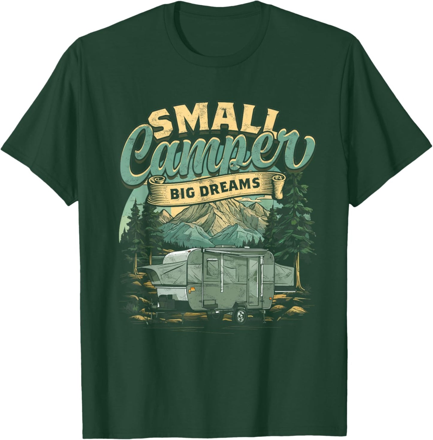 Pop Up Camping Pop Up Trailer Pop Up Camper T-Shirt - T-Shirt | Forest