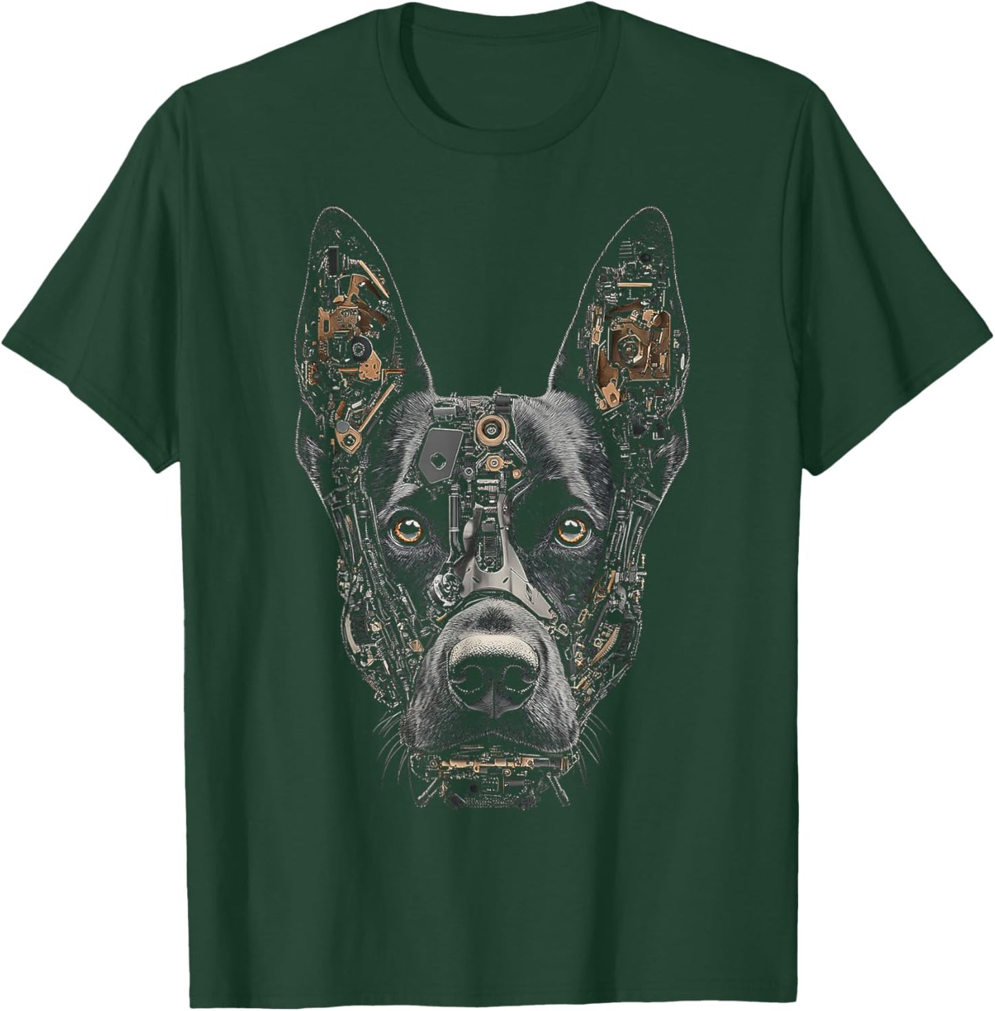 Belgian Malinois Dog Graphic Pet Art Belgian Malinois Women Kids T-Shirt - T-Shirt | Forest