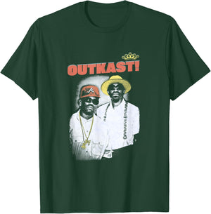Outkast Chains Photo T-Shirt - T-Shirt | Forest