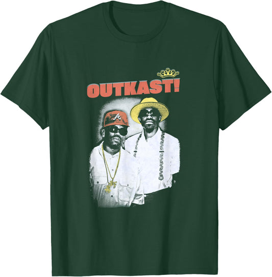 Outkast Chains Photo T-Shirt - T-Shirt | Forest