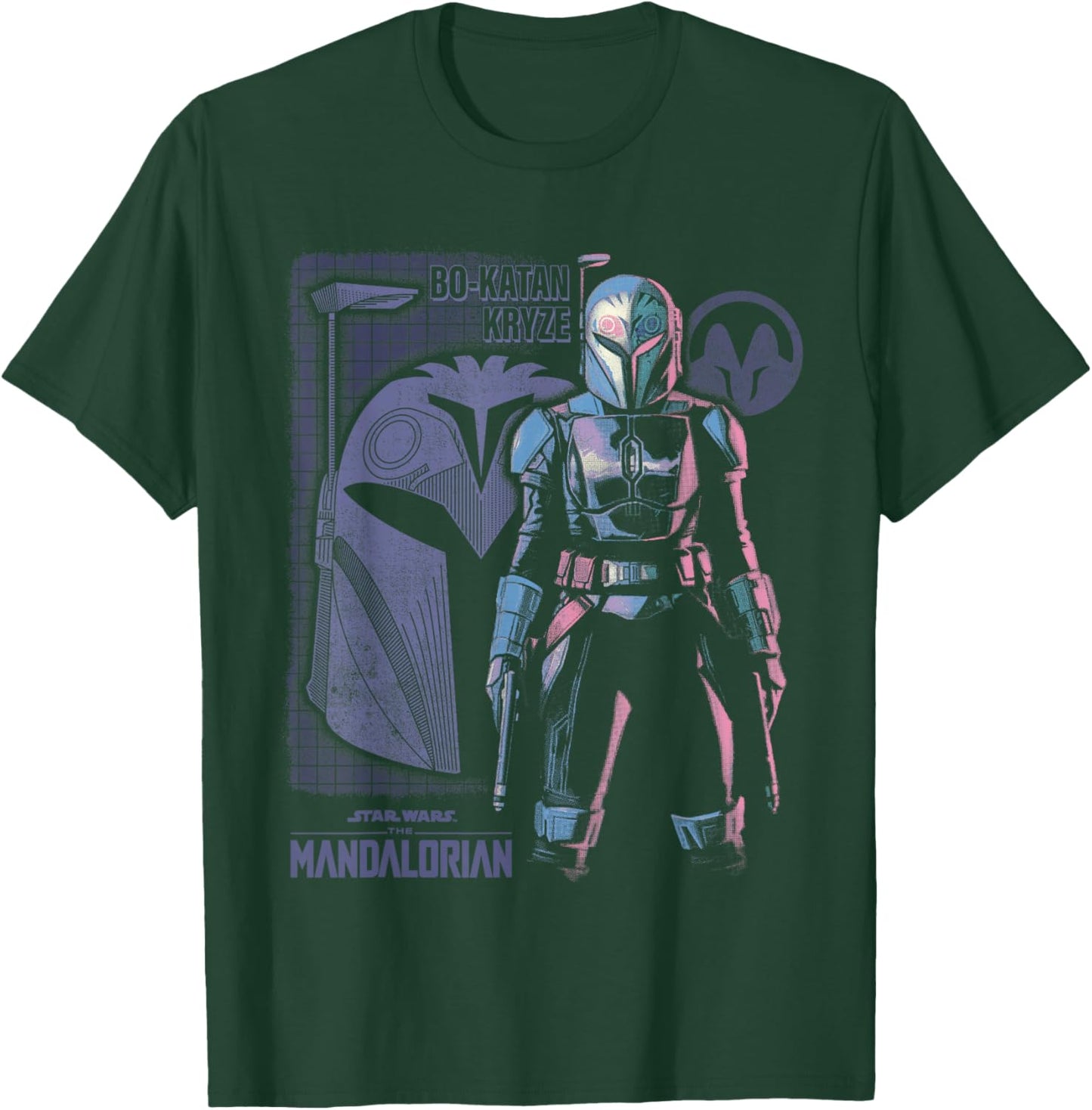 Star Wars The Mandalorian Hero Bo-Katan Kryze T-Shirt - T-Shirt | Forest
