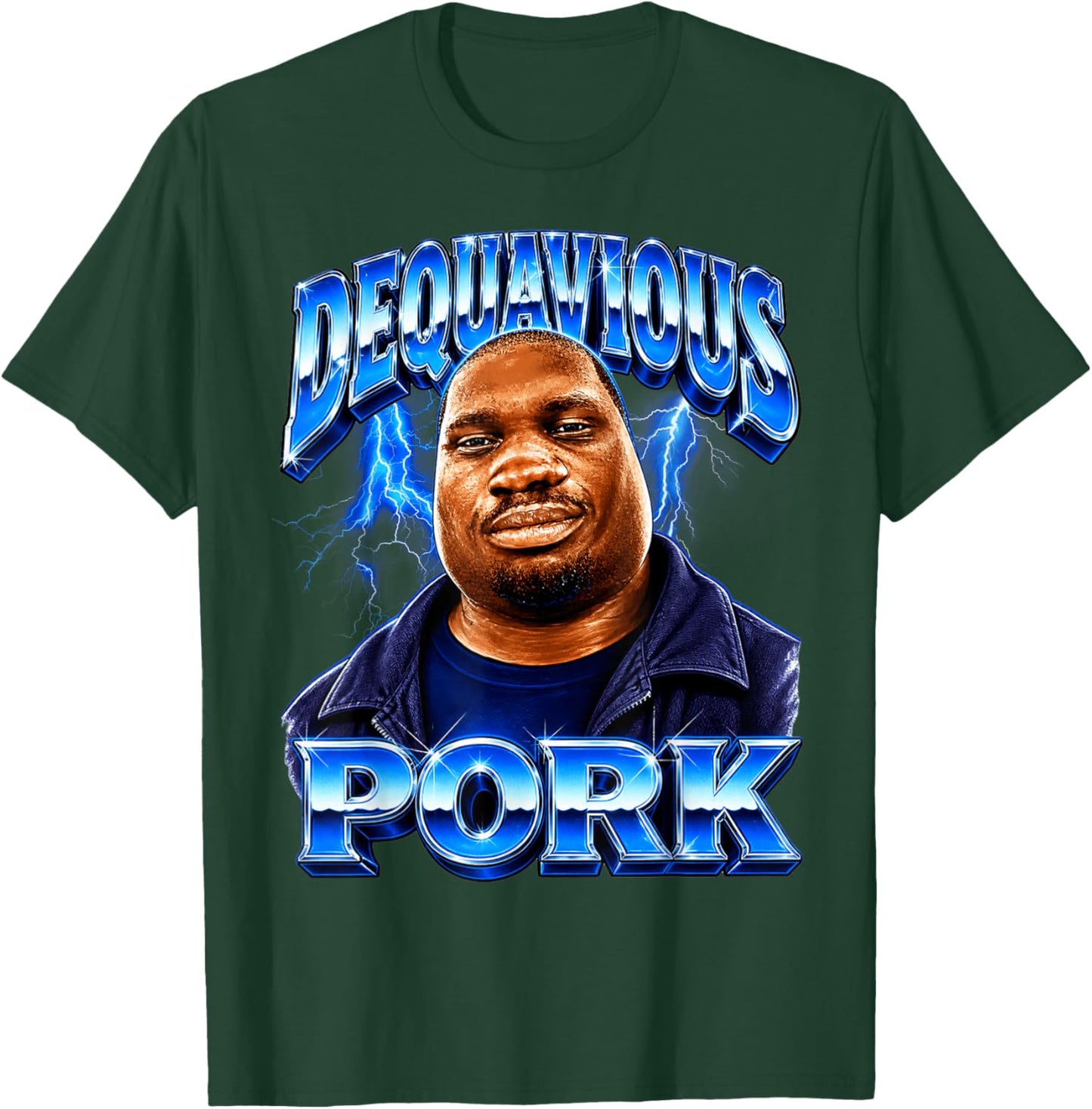 Dequavious Pork Meme T-Shirt - T-Shirt | Forest