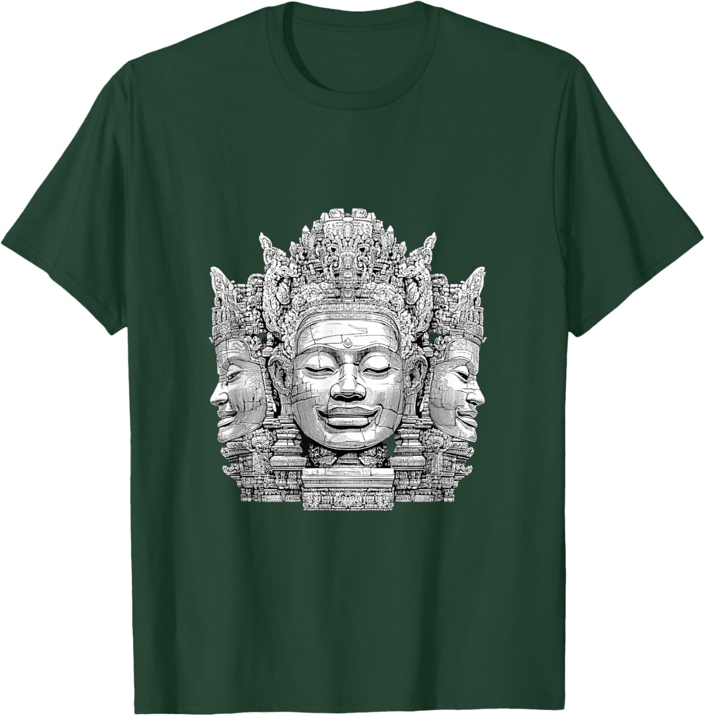 Angkor Wat Cambodia - Explore Ancient Temples T-Shirt - T-Shirt | Forest