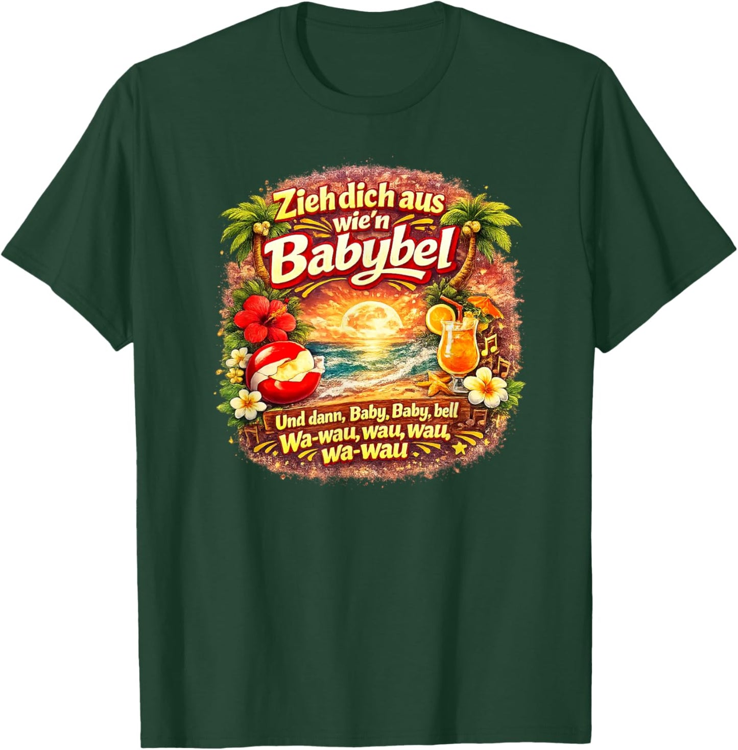 Zieh Dich aus wie’n Babybel – Lustiges Party, Fun & Feiern T-Shirt - T-Shirt | Forest