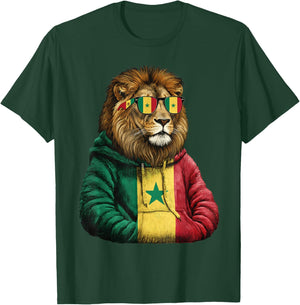 Senegal Flag Senegalese Pride T-Shirt - T-Shirt | Forest