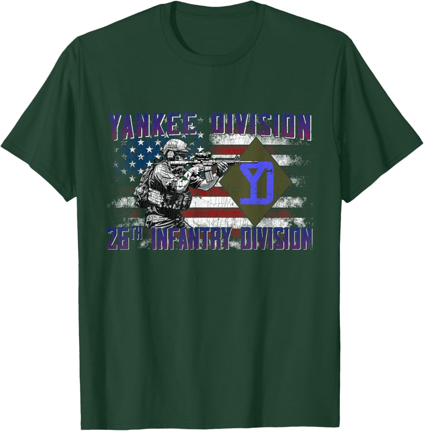 26th Infantry Division 26th ID Yankee Division Gifts T-Shirt - T-Shirt | Forest