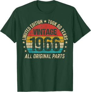 Took 60 Years Vintage 1966 60th Birthday T-Shirt - T-Shirt | Forest