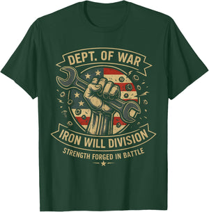Department of War Established 2025 DOW T-Shirt - T-Shirt | Forest