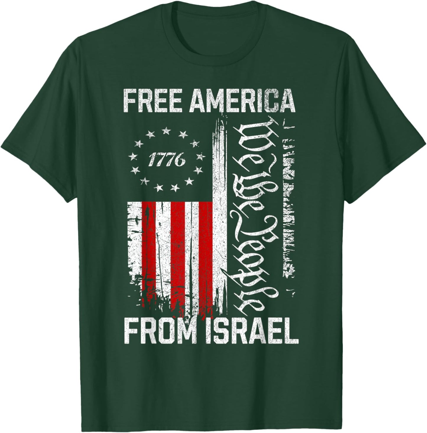 Free America from Israel T-Shirt - T-Shirt | Forest