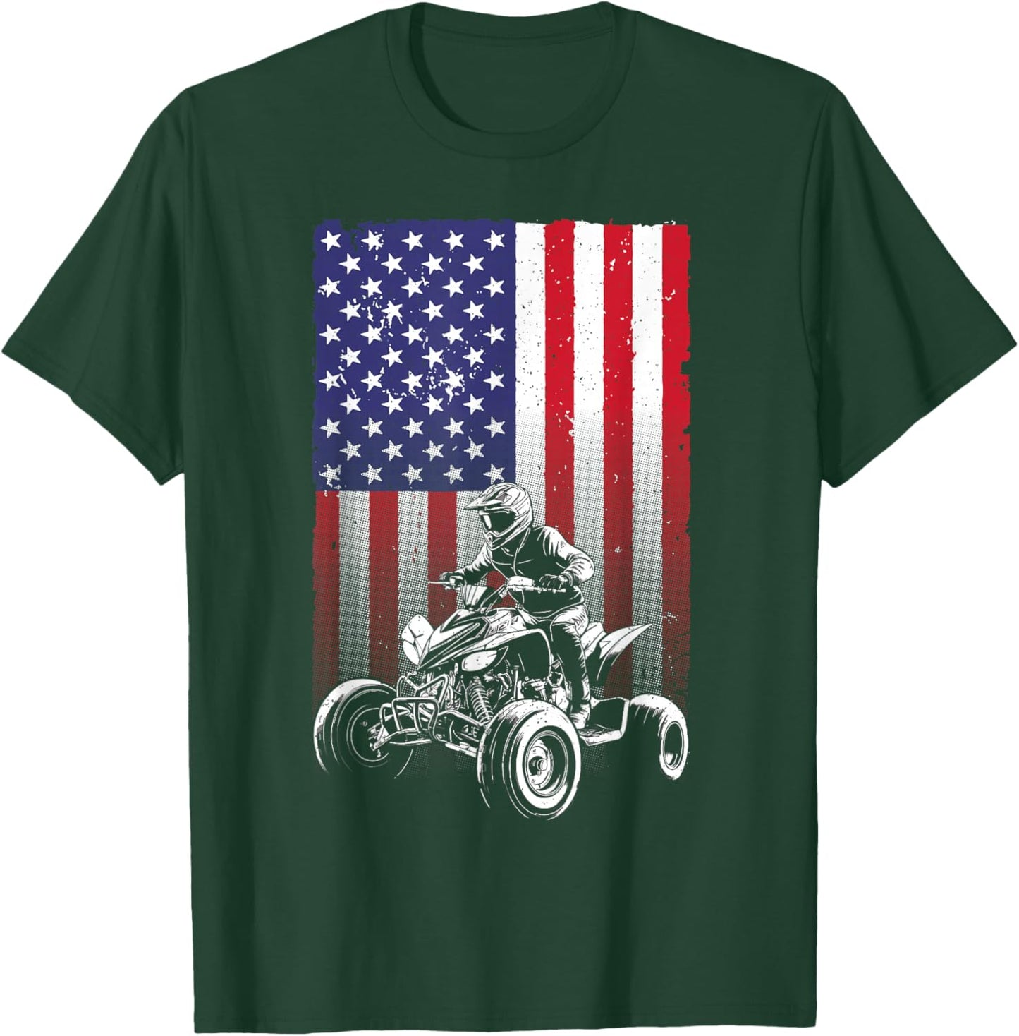 Cool ATV Design Women Off Road Mud Dirt 4 Wheeler T-Shirt - T-Shirt | Forest