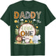 Daddy Of The Wild One 1St Birthday Kids Safari Woodland T-Shirt - T-Shirt | Forest