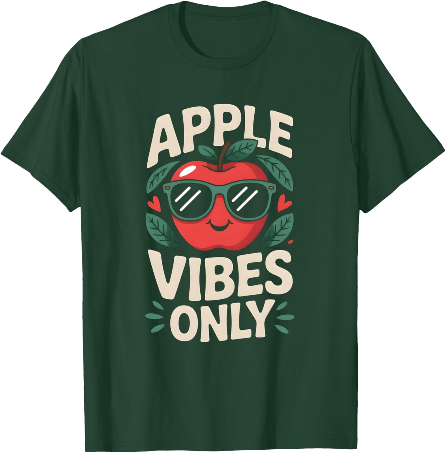 Apple Vibes Only Fall Autumn Apple Picking T-Shirt - T-Shirt | Forest