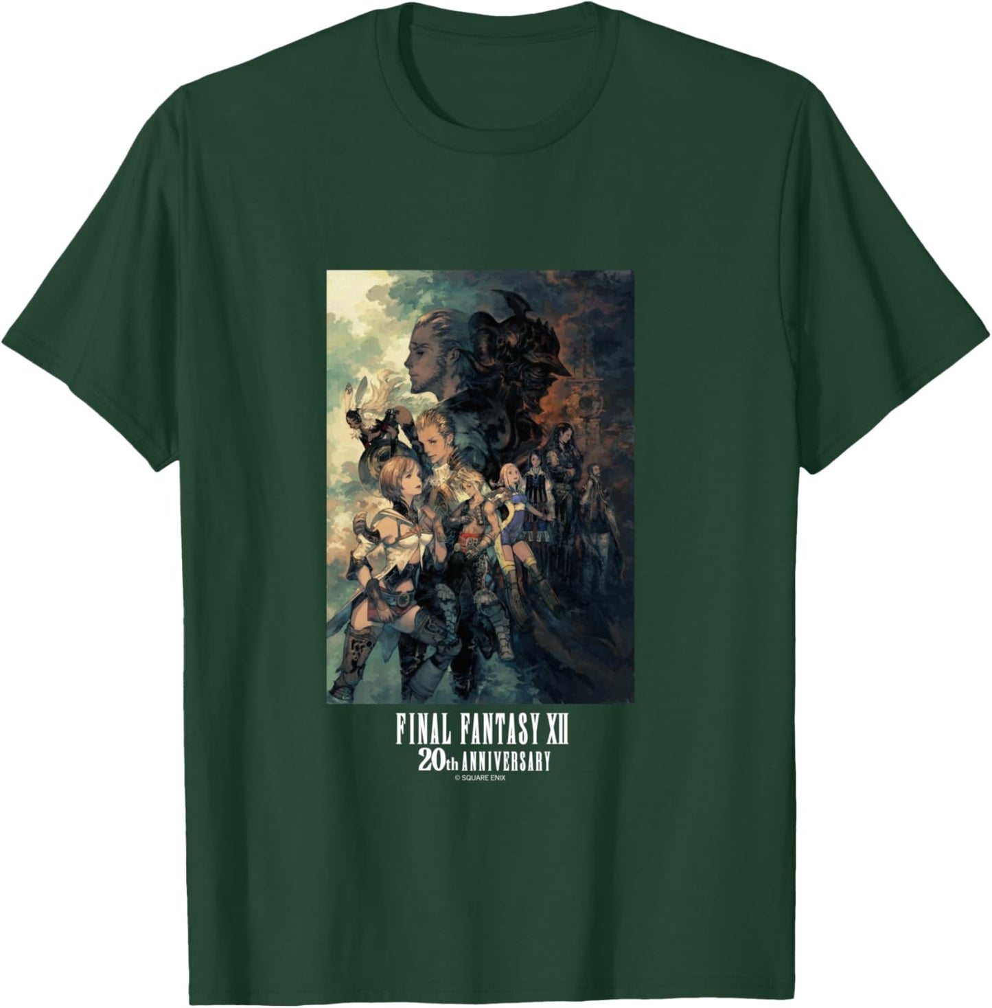 Final Fantasy Anniversary Collection FFXII TZA Package Art 2 Manche Longue T-Shirt - T-Shirt | Forest